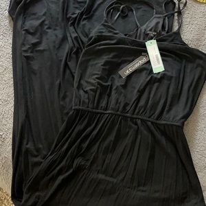 Papermoon black maxi dress